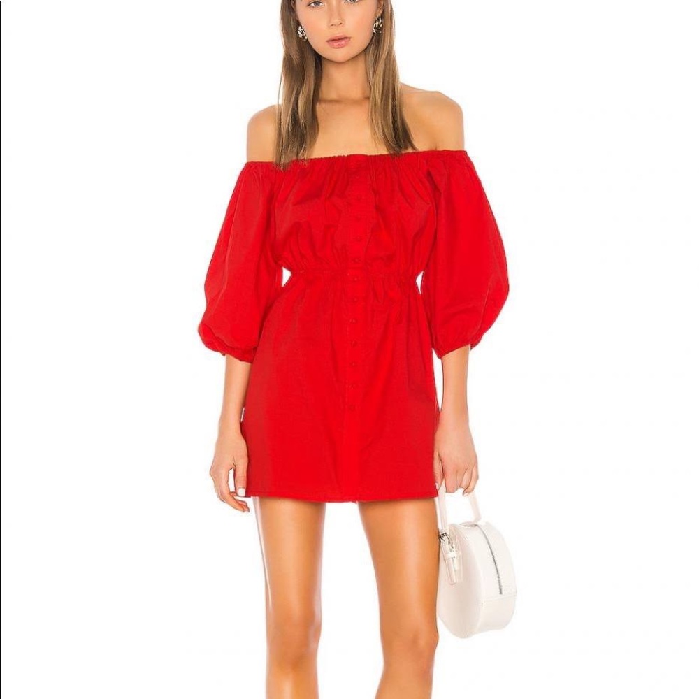 Camilla Coelho Archer Off the Shoulder Mini Dress - Picture 2 of 4